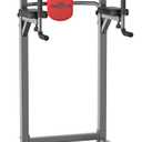 RELIFE REBUILD YOUR LIFE Power Tower Pull Up Bar Station Workout Dip Station for Home Gym Strength Training Fitness Equipment (Silver)