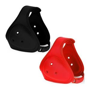 Jerify 2 Pcs Wrestling Headgear for Kids Youth Soft Grappling Headgear Wrestling Adjustable Ear Guard Protective(Black, Red)