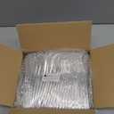 SUT 150Pcs Silver Plastic Silverware, Silver Disposable Cutlery, Heavy Duty Disposable Silverware, Plastic Utensils Include 50 Plastic Forks, 50 Plastic Spoons, 50 Plastic Knives