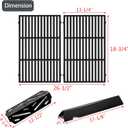 Genesis II E-310 Grill Replacement Parts 66095 Grates 66795 Flavorize Bars 66685 Heat Deflector for Weber Genesis ii Grill Parts GS4 GBS ii E-315 E-335 S-335 SE-310 Genesis 2 300 LX S-340 LX E-340