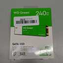 Western Digital 240GB WD Green SATA Internal Solid State Drive SSD - SATA III 6 Gb/s, M.2 2280, Up to 545 MB/s - WDS240G3G0B