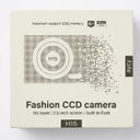 4K CCD Digital Camera Digital Flash Camera with 2.4" Screen.