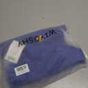 Boys Solid Color Elastic Waist Cotton Uniform Pants with Embroidery for Kids School & Play (Blue)