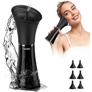 Electric Ear Wax Removal System, Water Powered Ear Cleaning Tool with Irrigation Flusher, 6 Tips, 4 Pressure Settings - Safe & Effective for Ear Wax Buildup Flushing and Cleaning