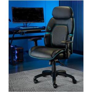DPS Centurion Gaming Chair with Adjustable Headrest - Black