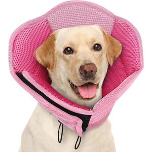 AOFITEE Dog Cone for Dogs After Surgery, Soft Dog Cone Collar for Large Medium Small Dogs, Adjustable Dog Recovery Collars & Cones, Breathable Elizabethan Collar for Dogs to Prevent Licking Wounds
