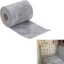 WEBANG Floor Underlayment Waterproof Membrane 5"x 33' 13.75 sq.ft 25.6 mils Thickness Superior Protection for Tile Shower Bathroom, Grey