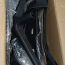 Drafting Chair Tall Office Chair Adjustable Swivel Rolling Mesh Height with Lumbar Support Arms Footrest Mid Back for Adults Standing Desk Drafting Stool (Black)