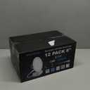 VOLISUN 12 Pack 6 inch Recessed Lighting, 5CCT LED Recessed Light with Junction Box, 2700K-5000K Selectable, 13W Eqv 120W, 1080LM Dimmable Canless Wafer Downlight, LED Ceiling Light ETL Certificated (White)