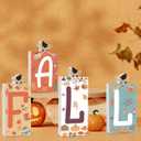 Fall Decorations for Home Thanksgiving Decorations Indoor Autumn Decor Sign Fall Gifts for Women Men Polka Dots Pumpkin Fall Centerpieces for Dining Table Farmhouse Kitchen Bathroom Bedroom Office