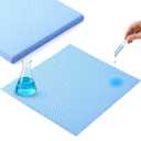 50 Pcs Bench Liner, Laboratory Bench-top Absorbent Liner with Poly Backing, Blue, 20 x 18 Inches