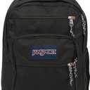 JanSport Cool Backpack, with 15-inch Laptop Sleeve - Large Computer Bag Rucksack with 2 Compartments, Ergonomic Straps, Black (One Size)