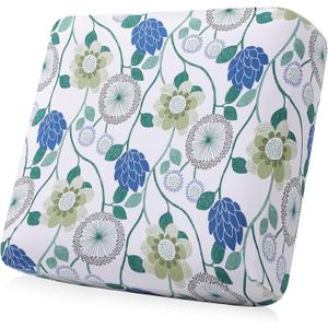 Smiry Printed Couch Cushion Covers, Stretch Soft Couch Covers for Sofa, Washable Non-Slip Sofa Slipcover Furniture Protector for Indoor and Outdoor (Backrest M, Light Green)