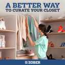 Zober Premium Quality Space Saving Luxurious Velvet Hangers Strong and Durable Hold Up to 10 Lbs - 360 Degree Chrome Swivel Hook - Ultra Thin Non Slip Suit Hangers, Royal Red/Burgundy - 50 Pack