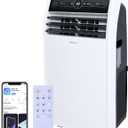 Shinco 12,000 BTU Portable Air Conditioner with WiFi, Portable AC Unit with Built-in Cool, 3-in-1 Cooling Fan & Dehumidifier for Rooms up to 450 Sq.Ft, Remote, 24H Timer, Installation Kits