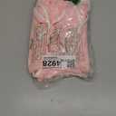 Fisoew Women's Workout Tennis Dress with Built-in Bra & Shorts Pockets Sleeveless Crewneck Golf Athletic Mini Dresses (Large, Pink)