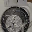 Schoolhouse Light Fixture Modern Black Flush Mount Ceiling Lighting 14" Milk White Glass Shade Vintage Ceiling Light for Farmhouse Kitchen Hallway Entryway