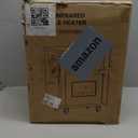 Oylus Infrared Space Heater for Indoor Use - 1500W Portable Box Heater with Wood Cabinet, Remote Control & 12H Timer, Quiet Electric Heater with Safety Protection for Bedroom Living Room Office