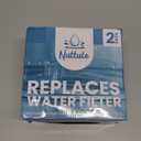 Water Filter Replacement Compatible with Zero Pitcher and Dispensers ZR-001, ZR-017, ZP-006 ZD-013, Reduces Lead,TDS, PFOA/PFOS, Chlorine and More, by NUTTUTO, Pack of 2