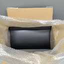 Inclined Desk File Organizer, 5-Section Vertical File Folder Holder Stand Metal Rack File Sorter for Office Classroom Desktop Organization (Black, 1Pack)