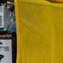 Beachwear Summer Dress Mustard Yellow With Knotted Side Split Cover Up One Size M