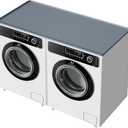 SUBEKYU Washer and Dryer Covers for The Top,Washer Dryer Countertop,Laundry Countertop with Edge Rails,Washer and Dryer Covers for the top,Laundry Room Organization and Storage