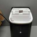EUHOMY Nugget Ice Maker Countertop with Handle, Ready in 6 Mins, 34lbs Per Day, Removable Top Cover, Auto-Cleaning, Portable Sonic Ice Maker with Basket and Scoop, for Home/Party/RV/Camping (Black)