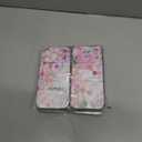 3 x 2 Pack Preppy Collage Phone Case for iPhone 17 Pro,Cute Flower Aesthetic Floral Cases Cool Y2K Strawberry Pattern Cover for Women Girls,Black Slim Protection Funda for iPhone 17 Pro 6.3 Inch