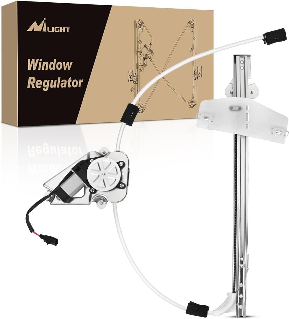 Nilight 741-527 Power Window Regulator/Motor Front Passenger Side Compatible with Jeep Liberty KJ 2002 2003 2004 2005 2006,Front Right Side