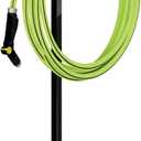 ROSSNY Garden Hose Holder Water Hose Holders for Outside Freestanding and Detachable with 3 Long Spiky Feet Heavy Duty Hose Hanger Storage
