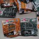 Plant Support Clips | Tomato Cage Connectors for Trellis, Garden Stakes, Wire Fence, Climbing Plants, Vine, Gardening, Indoor Plants & Hydroponics Growing (Incognito Green) and C-BITE Plant Support Clips for Trellis, (Tangerine Orange)