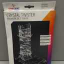Gamegenic Crystal Twister Premium Dice Tower - Unique Dice-Rolling Experience - Accessory for Board Games, Tabletop Games and Dice Rolling Games - Clear Acrylic Dice Tower - Made