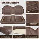 Roykaw Luxury Golf Cart Front Seat Cushion, Include Bottom & Backrest Style Name: Fits Club Car Precedent/Tempo/Onward