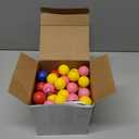 Skylety 100 Pieces Mini Smile Face Stress Balls Funny Stresbe Happy Foam Soft Colored Smile Toys for Adults 1.2 Inch Relief Balls for Anxiety(Assorted Colors)
