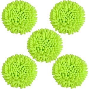 5PCS Microfiber Wash Mitt for Car Washing Green, Ultra-Soft Car Wash Gloves, Swirl-Free Finish, Premium Scratch-Free, Washing Replacement Pads, Car Window Windshield Cleaner Interior Exterior