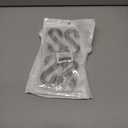 2 x 20 Pack S Hooks for Hanging, Heavy Duty S Shaped Hooks Stainless Steel Metal Hangers Hanging Hooks for Kitchen, Clothes, Plants, Work Shop, Pots, Pans,Bags, Cups, Garden