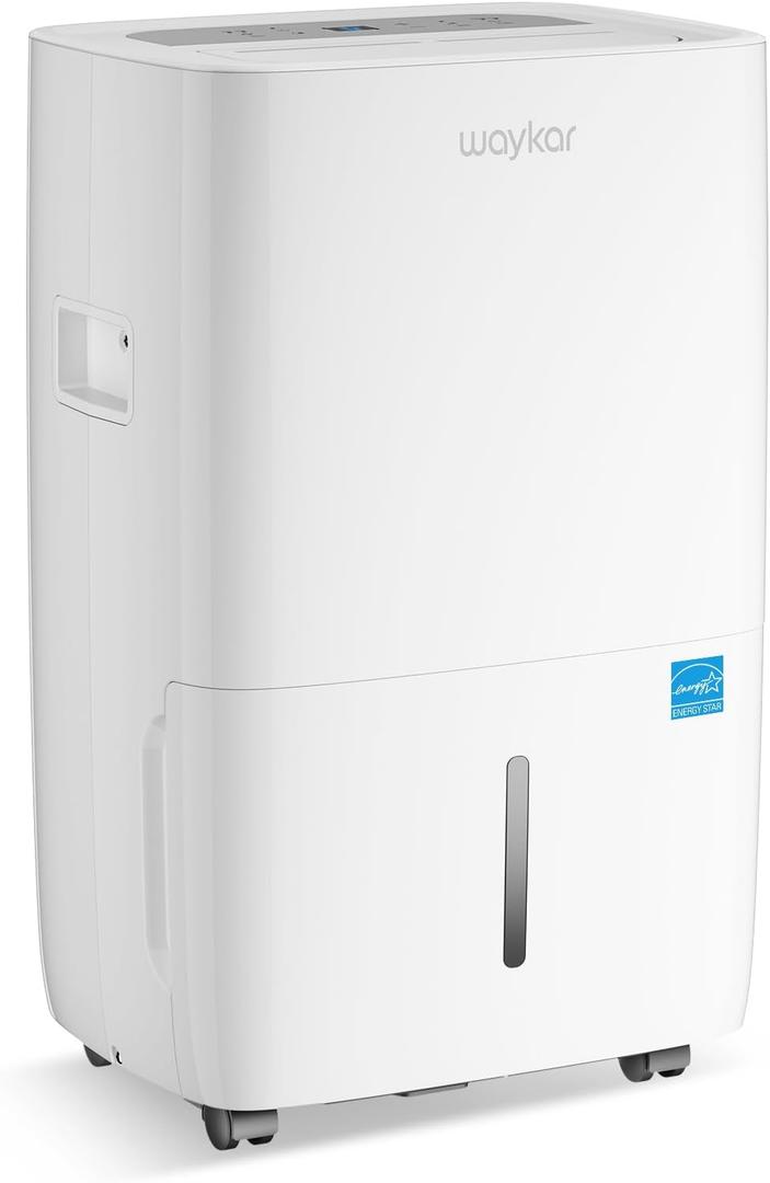 Waykar 120 Pints 6000 Sq. Ft 2025 Energy Star Dehumidifier for Basement