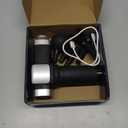 Deep Tissue Massage Gun, Portable Percussion Muscle Massager with 30 Speeds & 6 Attachments, Handheld Electric Back & Neck Massager for Pain Relief (Black)