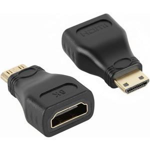 Tecmojo 8K Mini HDMI to HDMI Adapter, 48Gbps Female to Mini HDMI Male Adapter Support 8K@60Hz,4K@120Hz, Compatible with Raspberry Pi, Camera, Tablet, Laptop, Projector, Monitor, 2Pack, Black