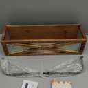 Autumn Alley Farmhouse Rustic Towel Rack Shelf Holder - Wood Towel Rack Basket Storage - Farmhouse Towel Holder for Rustic Bathroom and Farmhouse Kitchen Dcor - Wall Mounted, Galvanized, Rustic Brown