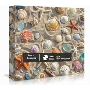 1000 Pieces Jigsaw Puzzles for Adults, Seasons Series - Beautiful Nature Art, Meditative Stress Relief Game, Large 28" x 20", Great Gift for Nature LoversBloom Village
