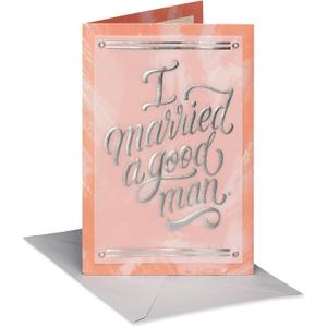 2 x American Greetings Anniversary Card for Him (The Best In Me) (Bold Ltg)