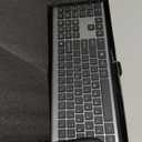 Wireless Mouse and Keyboard Combo, Silent FullSize Computer Keyboard with Calculator Button, 2400 DPI Mouse, Quiet Click, Slim Cordless USB Set for Laptop PC Windows Mac  Space Grey