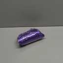 RightOn Purple Braided Wig Long Straight Purple Braid Wig for Cosplay Costume Party Hairnet Include