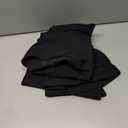 Women's 2 Piece Outfits Linen Vest Waistcoat Dressy Casual Sets Wide Leg Pants Suits (Black) Small 