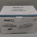 Electric-Lunch-Box-Heated-Food Warmer, 80W Heating Lunchbox for Adults, 2 Pack 1.5L Stainless Steel Containers, 12/24/110V Lonchera Eléctrica Portátil for Work/Car