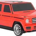 Best Ride On Cars Mercedes G-Class Stylish Large All-in-One Suitcase Ride-On SUV Vehicle & Carry-On Stroller Luggage, for Kids Age 2 to 6, Red