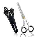 BEAUTICONE Thinning Shears for Hair Cutting, Professional Barber Hair Scissors, texturizing shears for Women/Men Trimming, Salon, Hair Layering scissor, Stainless Steel
