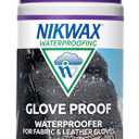 Glove Proof high performance waterproofing treatment restores DWR water repellency for leather, fabric, synthetic, gloves and mittens, revives breathability and protects grip
