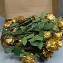 72 Pcs Artificial Roses Gold Fake Silk Roses Realistic Roses Faux Flower Indoor Wedding Home Decor, Birthday Decorations